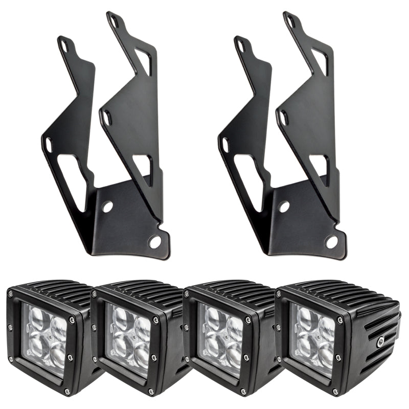Oracle Fits Jeep JK Dual Mounting Pillar Brackets/Lights Combo See Warranty 2145-504