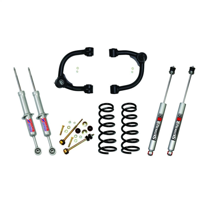 Skyjacker 3in Upper A-Arm Kit with Performance Struts and Rear Coils and M95 Monotube Shocks FJ730STUM