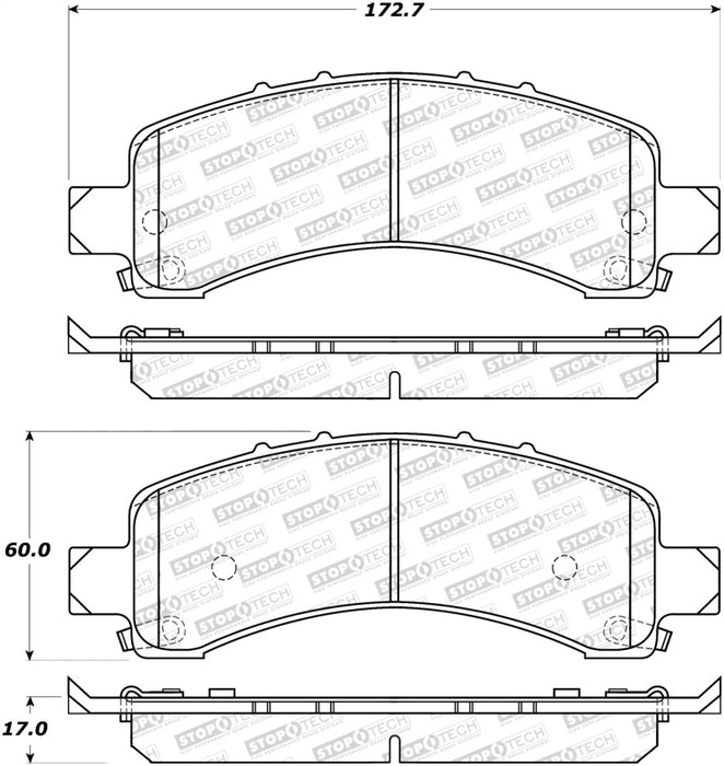 StopTech Street Brake Pads 308.09741