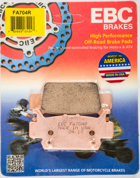 EBC FA704R R Series Sintered Disc Brake Pad