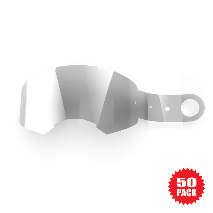 EKS Brand Lucid Tearoffs Adult Off-Road Goggles Accessories - Clear / 50 Pack