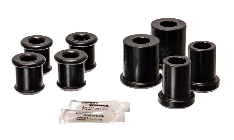 Energy Suspension 04-09 Cadillac XLR/XLR-V / 97-12 Corvette Black Front End C/A Bushing Set 3.3176G