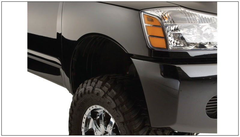 Bushwacker 04-15 Compatible with Nissan Titan Pocket Style Flares 2pc Black 70013-02