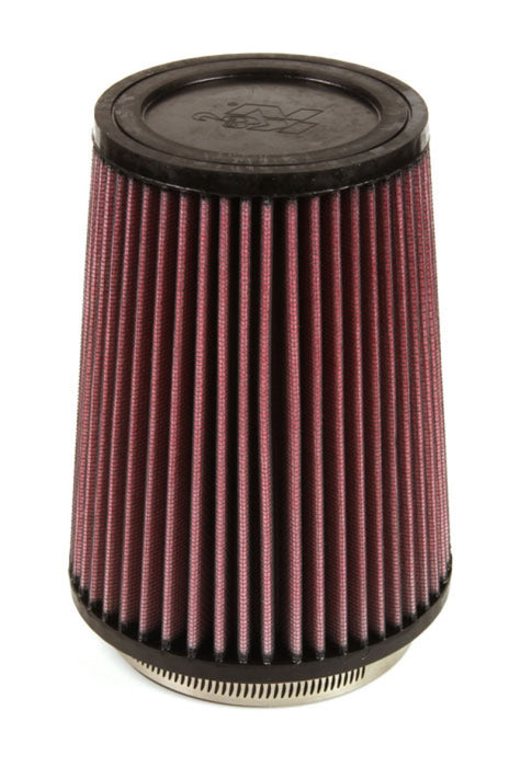 K&N Universal Clamp-On Air Filter: High Performance, Premium, Washable, Replacement Filter: Flange Diameter: 4 In, Filter Height: 7 In, Flange Length: 0.625 In, Shape: Round Tapered, RU-2590