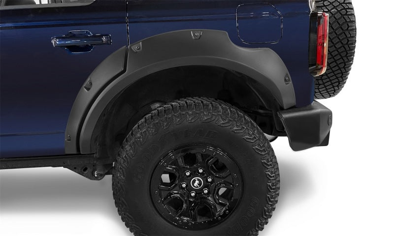 Bushwacker 2021+ Ford Bronco 4-Door Pocket Style Flares 4pc Black 20960-02