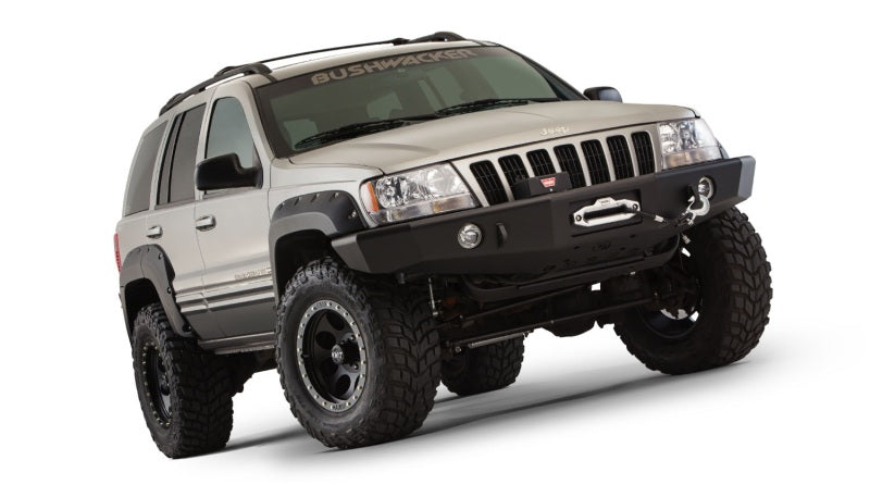 Bushwacker 99-04 compatible with Jeep Grand Cherokee Cutout Style Flares 4pc Black 10926-07