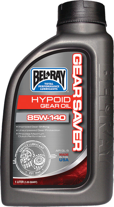 Bel-Ray 840-0431 Gear Saver Hypoid Gear Oil 85W-140 1L