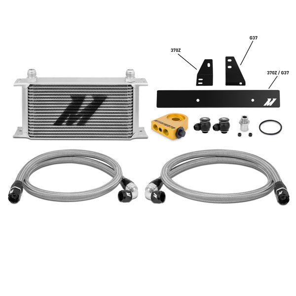 Mishimoto 09-12 Compatible with Nissan 370Z / 08-12 Compatible with Infiniti G37 (Coupe Only) Thermostatic Oil Cooler Kit MMOC-370Z-09T