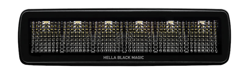 Hella Universal Black Magic 6 L.E.D. Mini Light Bar Flood Beam 358176201