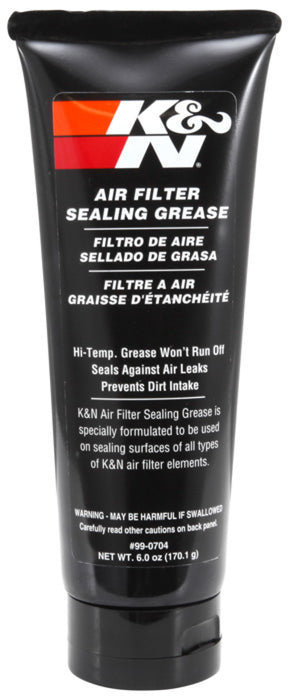K&N Sealing Grease: 6 Oz; Prevents Air Leaks with Airtight Fit; 99-0704