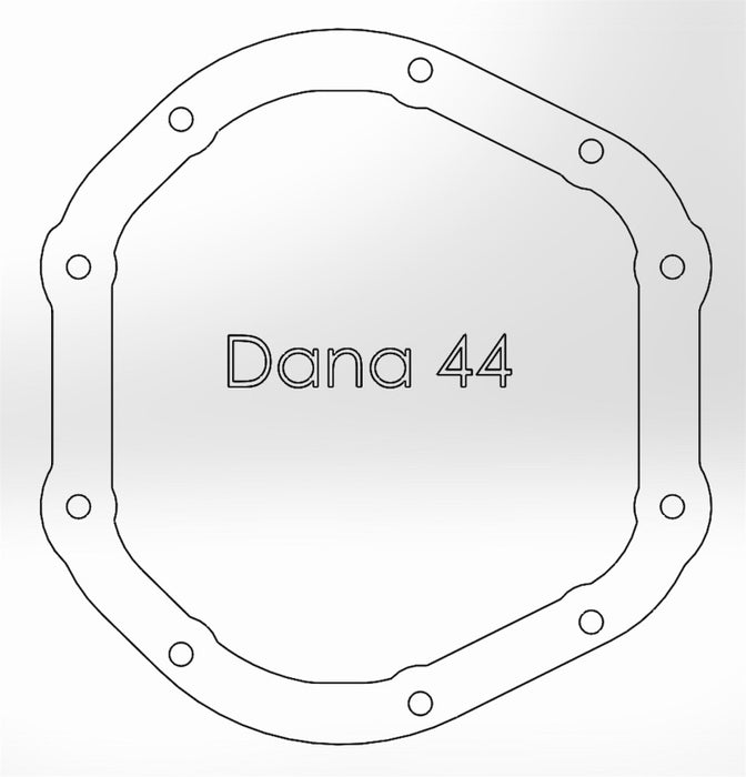 aFe Diff Cover 97-18 compatible with Jeep Wrangler (TJ/JK) ONLY Dana 44 Axle Front or Rear (Pro Series) 46-71110B