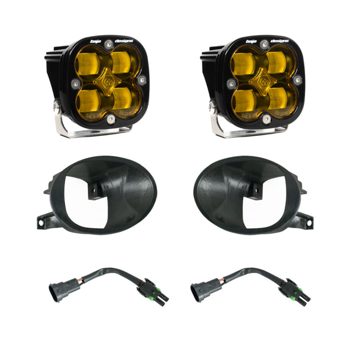 Baja Designs 19-22 Mercedes Benz Sprinter Squadron SAE Fog Pocket Light Kit Amber 447873