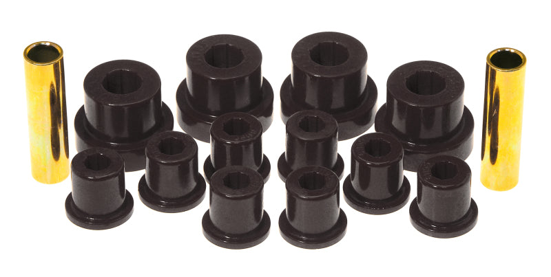 Prothane 76-86 compatible with Jeep CJ5/CJ7 Front Spring & Shackle Bushings Black 1-1002-BL