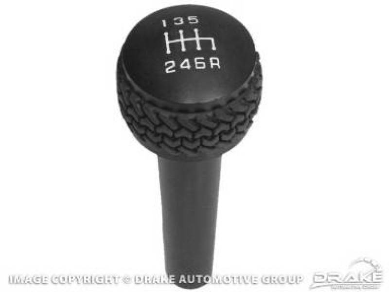 DV8 Offroad 2005-2010 compatible with Jeep TJ/JK 6-Speed Shift Knob Black Finish D-JP-180012-BK