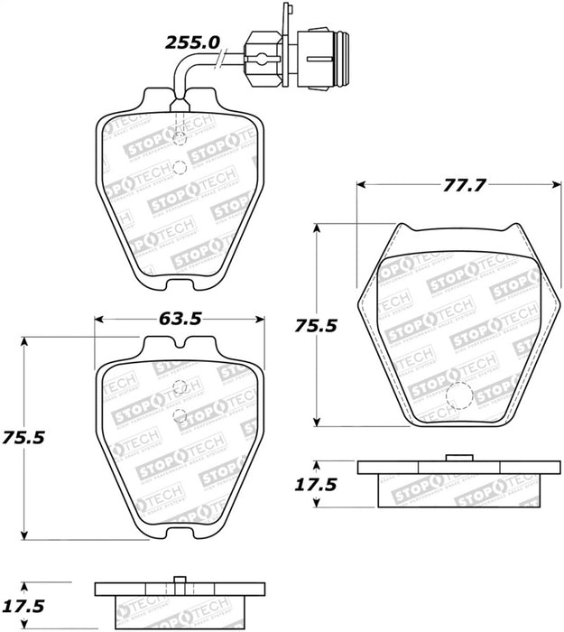 StopTech Street Brake Pads 308.08391