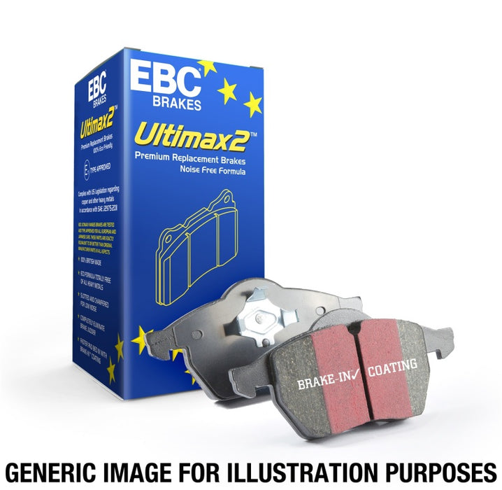 EBC 13-16 Mercedes-Benz GL350 3.0 TD AMG Package Ultimax2 Front Brake Pads UD1636