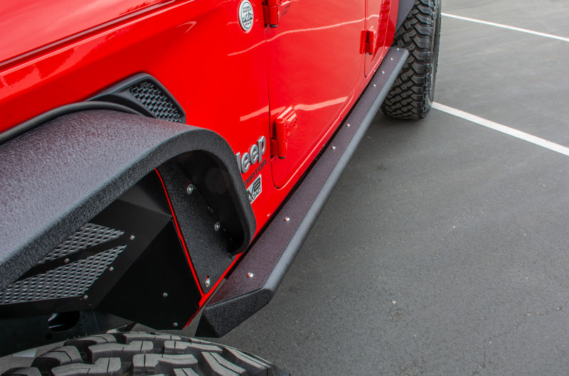 DV8 Offroad 2019+ compatible with Jeep Gladiator Side Step/Sliders SRGL-02