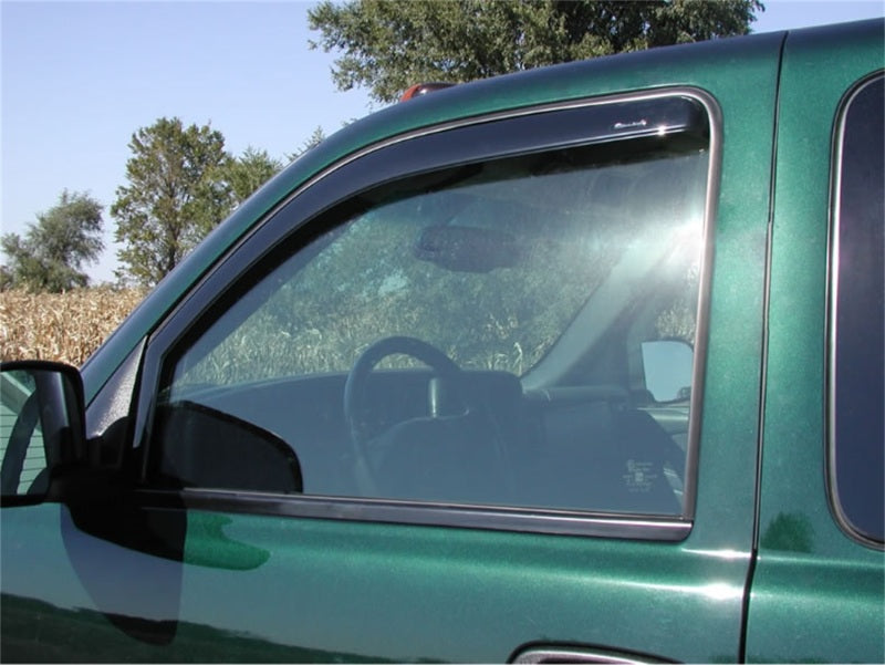 Stampede 1999-2006 Chevy Silverado 1500 Crew Cab Pickup Snap-Inz Sidewind Deflector 2pc Smoke 41006-2