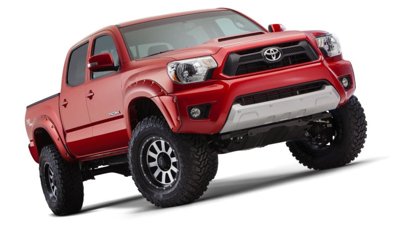 Bushwacker 12-15 Toyota Tacoma Fleetside Pocket Style Flares 4pc 73.5in Bed Black 31927-02