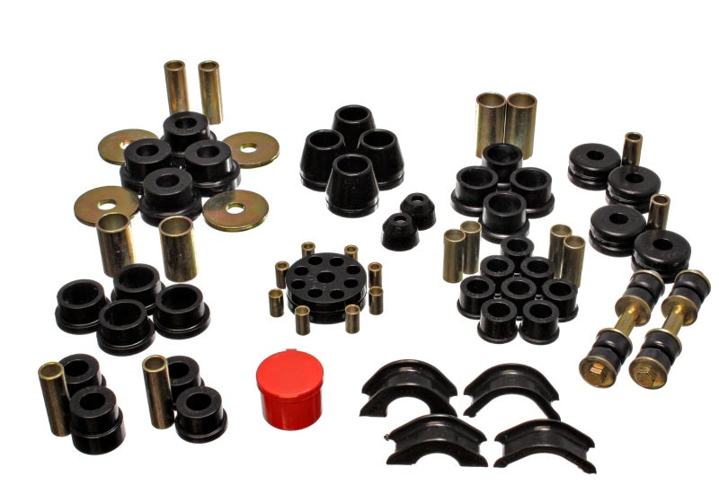 Energy Suspension 70-70 Compatible with Nissan 240Z Black Hyper-Flex Master Bushing Set 7.18101G