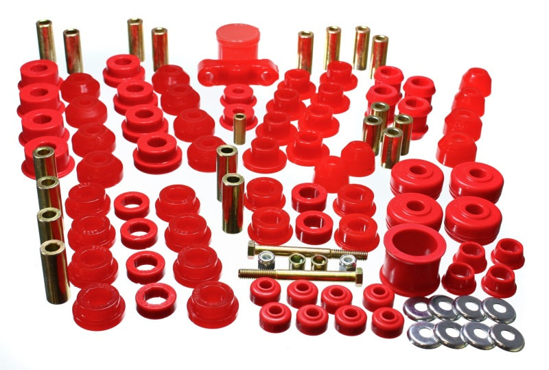 Energy Suspension 88-91 Honda Civic/CRX Red Hyper-Flex Master Bushing Set 16.18102R