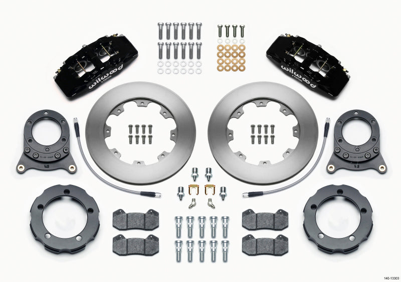 Wilwood Dynapro 6 Front Hat Kit 11.75in Rotor 66-75 Ford Bronco Dana 30/44 w/Lines 140-13303