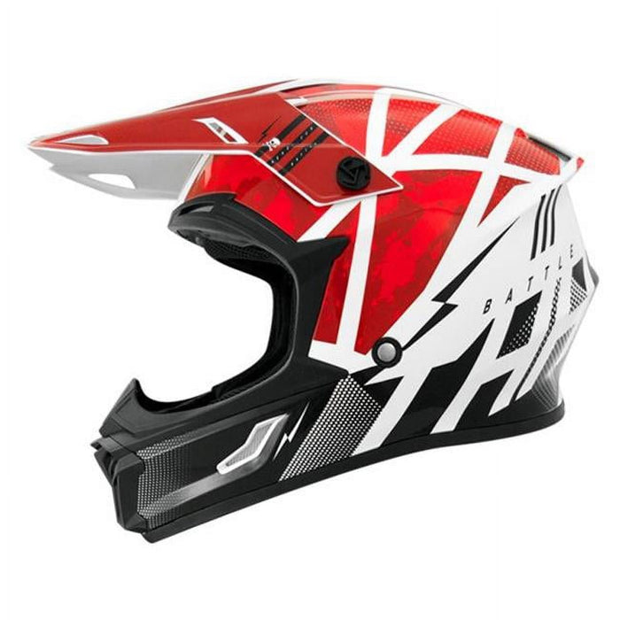 THH Helmets T710XR Battle Red/Black Youth Small 646472