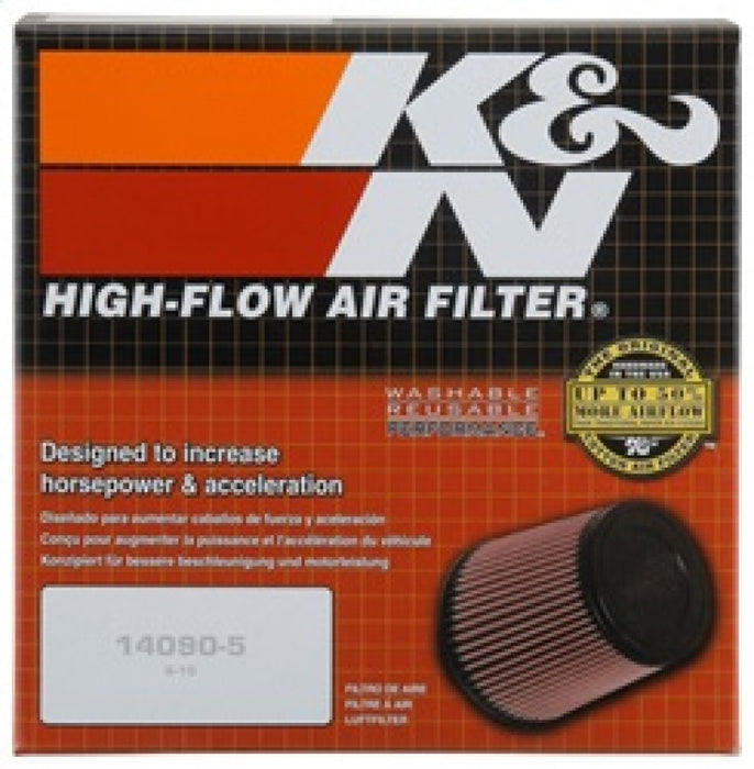 K&N Universal Clamp-On Air Filter: High Performance, Premium, Washable, Replacement Filter: Flange Diameter: 2.75 In, Filter Height: 5.5 In, Flange Length: 0.75 In, Shape: Round Tapered, Rc-5131 RC-5131