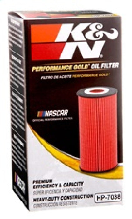 K&N Performance Oil Filter for 2019 Audi A3 2.0L HP-7038