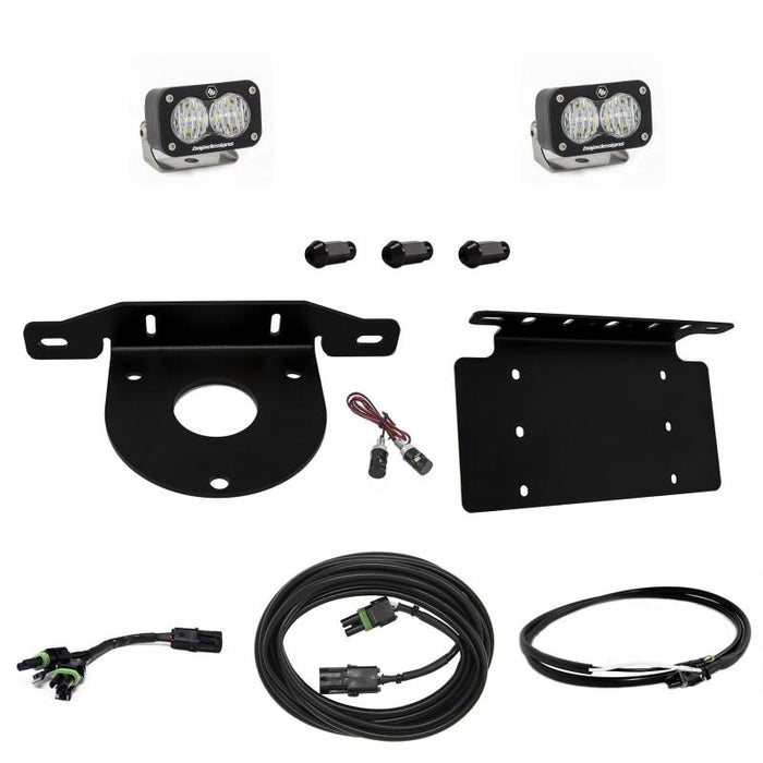 Baja Designs 2021+ Ford Bronco Dual S1 Sport W/C Reverse Kit w/Lic Plate w/Upfitter 447765UP