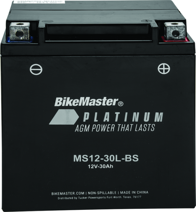 BikeMaster AGM Battery MS12-30L-BS 780728