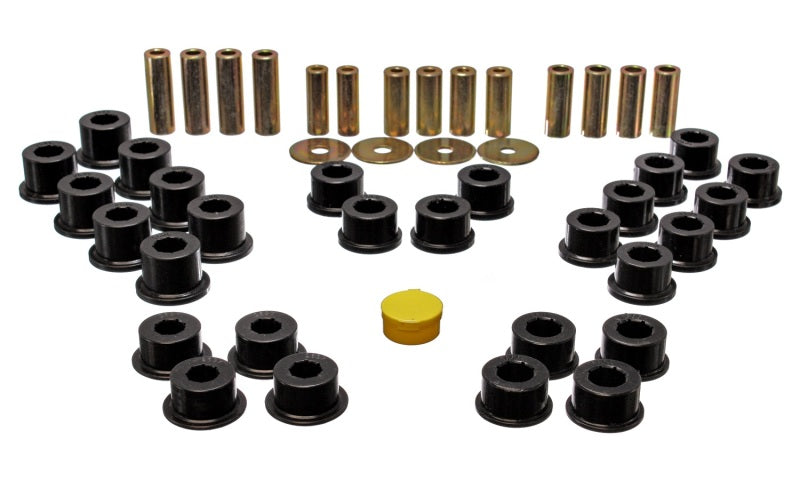 Energy Suspension 90-97 Mazda Miata Black Rear Control Arm Bushing Set 11.3106G