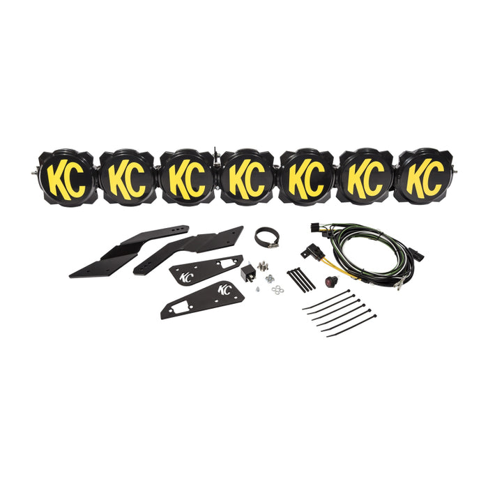 KC HiLiTES Can-Am X3 45in. Pro6 Gravity LED 7-Light 140w Combo Beam Overhead Light Bar System 91334