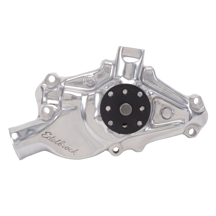 Edelbrock Water Pump High Performance Chevrolet 350 CI V8 Short Style Polished Finish 8820