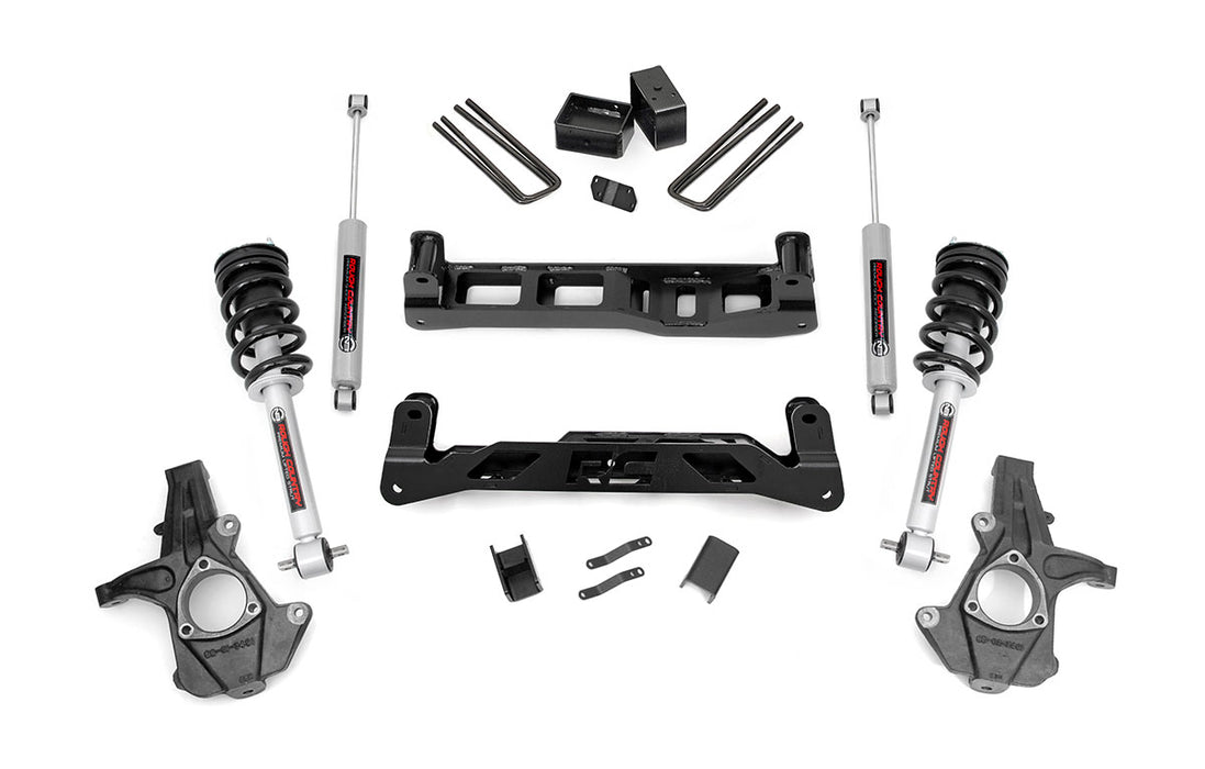 Rough Country 5 Inch Lift Kit Cast Steel N3 Struts Chevy/fits gmc 1500 (14-17) 24733