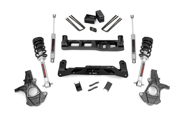 Rough Country 5 Inch Lift Kit Cast Steel N3 Struts Fits Chevy/GMC 1500 (14-17) 24733
