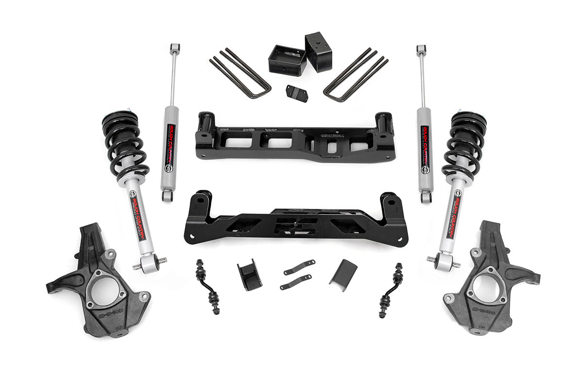 Rough Country 5" Lift Kit Alu/Stamp Steel N3 Struts Fits Chevy/GMC 1500 (14-18) 24834
