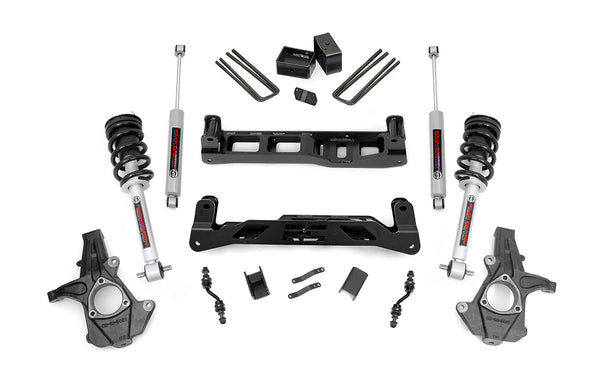 Rough Country 5" Lift Kit Alu/Stamp Steel N3 Struts Fits Chevy/GMC 1500 (14-18) 24834
