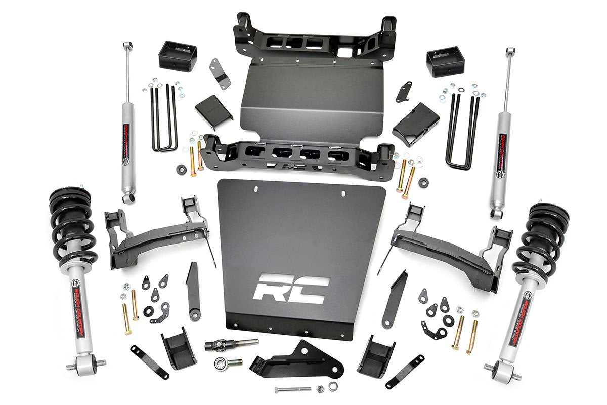 Rough Country 5 Inch Lift Kit Bracket N3 Struts Fits Chevy/GMC 1500 (14-18) 29133