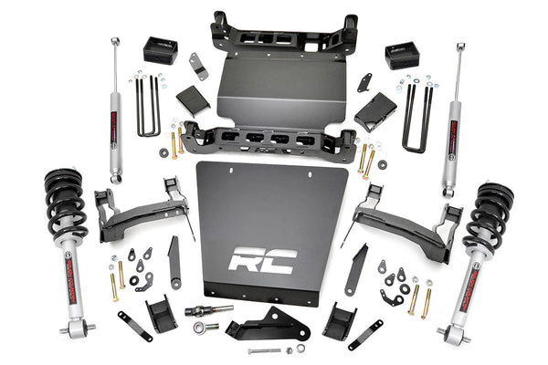 Rough Country 5 Inch Lift Kit Bracket N3 Struts Fits Chevy/GMC 1500 (14-18) 29133