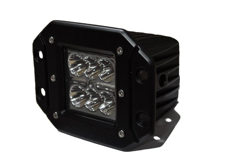 DV8 Offroad 3in Flush Mount LED Lights 20W Flood/Spot 5W Cree B3FM24W3W