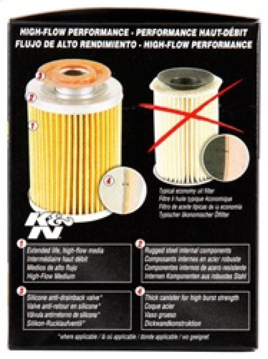 K&N Oil Filter OIL FILTER; AUTOMOTIVE HP-2003