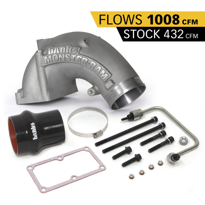 Banks Power 07.5-17 Ram 2500/3500 6.7L Diesel Monster-Ram Intake System w/ Fuel Line 4in Natural 42790