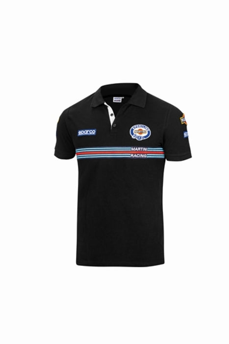 Sparco Polo Replica Martini-Racing Large Black 01275MRNR3L