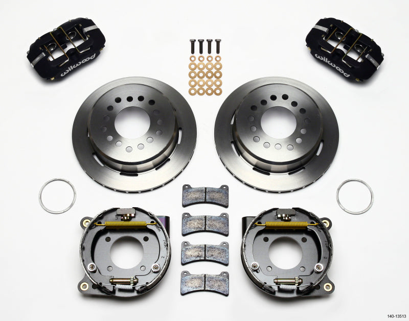 Wilwood Dynapro Low-Profile 11.00in P-Brake Kit BOP Axle 2.75in Bearing 2.75 Offset 140-13513