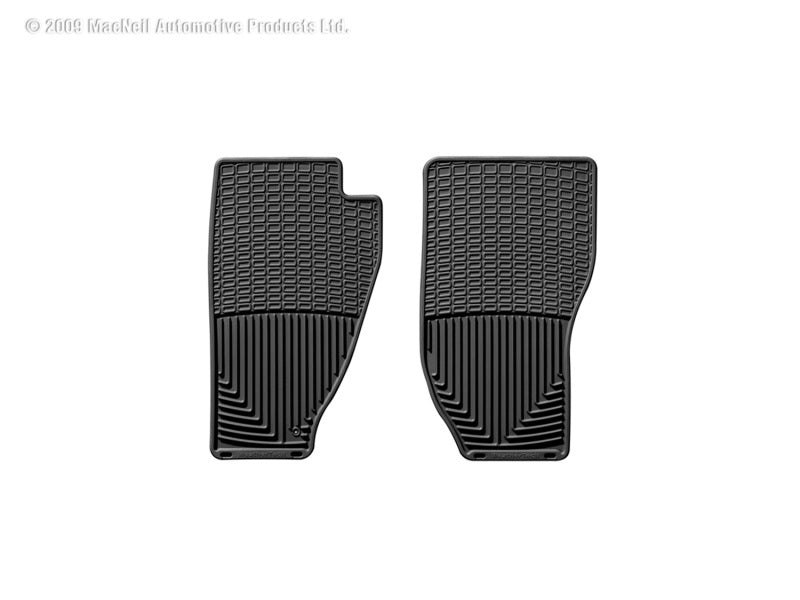 WeatherTech 84-96 compatible with Jeep Cherokee (2 door) Front Rubber Mats Black W10