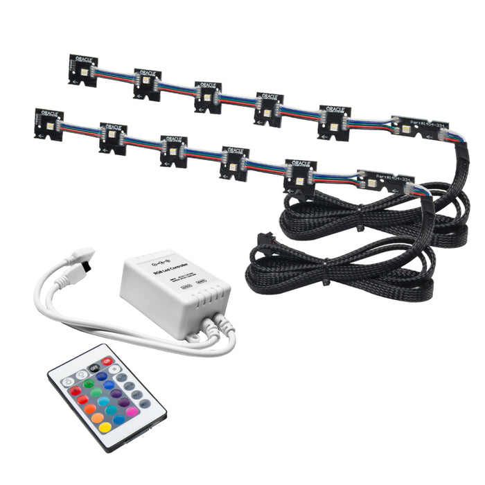 Oracle 14-21 Compatible with Infiniti Q50 RGB+W Headlight Halo Kit ColorSHIFT w/ Simple Controller SEE WARRANTY 1404-504
