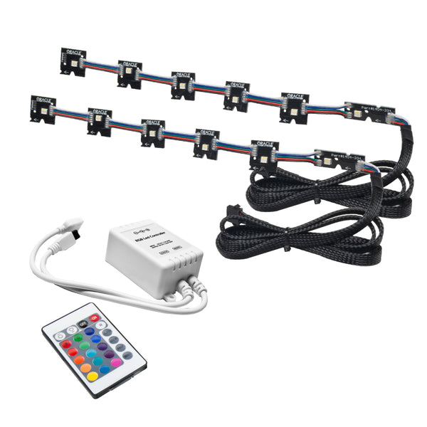 Oracle 14-21 Compatible with Infiniti Q50 RGB+W Headlight Halo Kit ColorSHIFT w/ Simple Controller SEE WARRANTY 1404-504