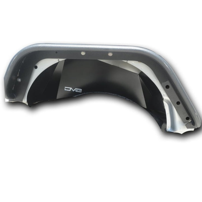 DV8 Offroad 07-18 compatible with Jeep Wrangler JK Rear Aluminum Inner Fender Black INFEND-01RB