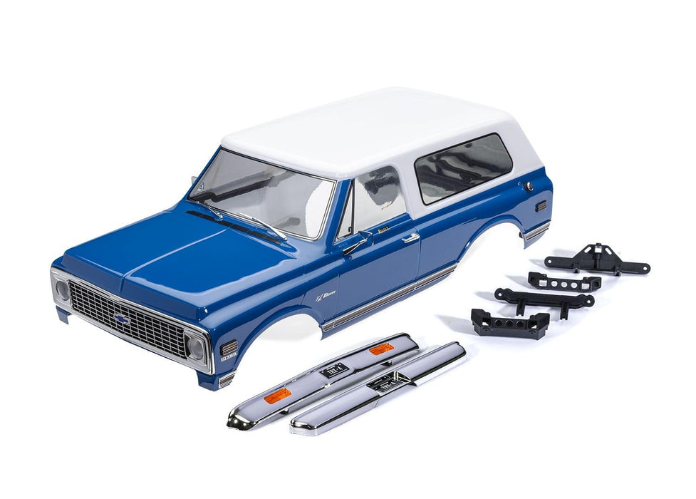 Traxxas Blue and White TRX-4 1972 Chevrolet Blazer Body